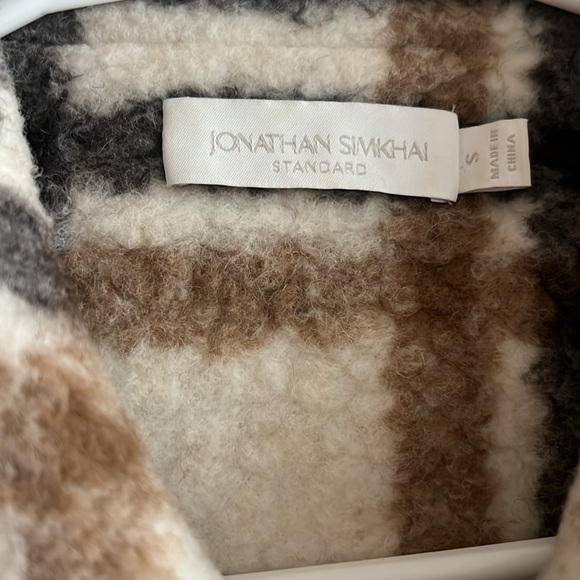 Jonathan Simkhai Pia Plaid Bomber Jacket NWOT - Picture 10 of 10